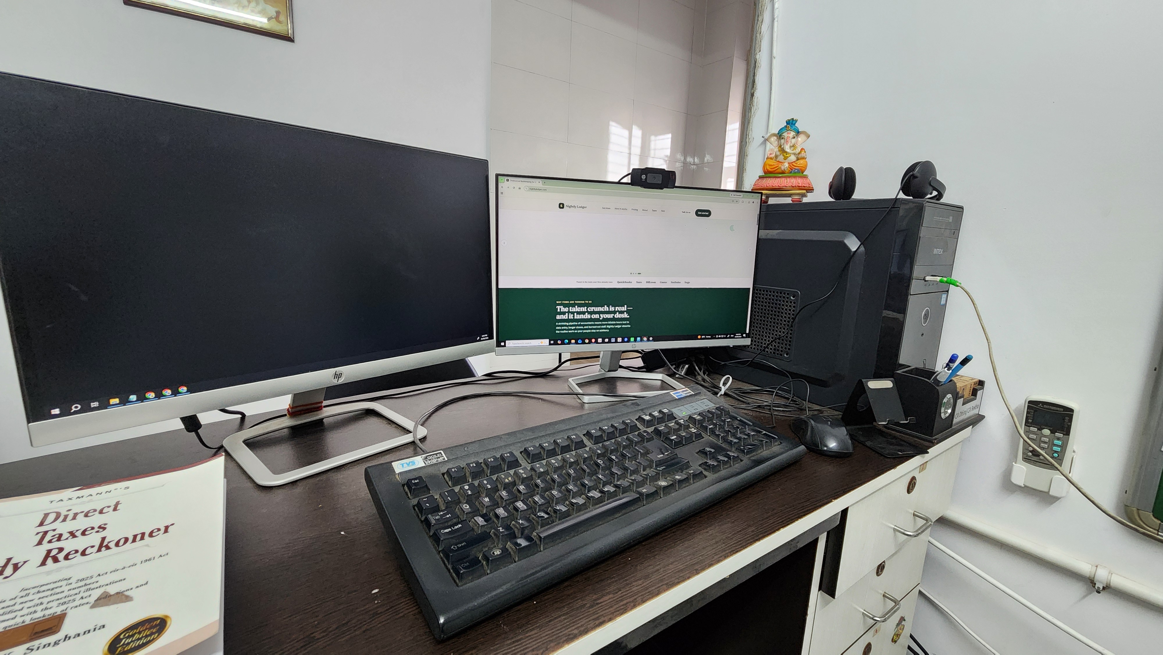 Nightly Ledger office and team